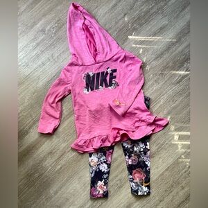 Nike girls floral set